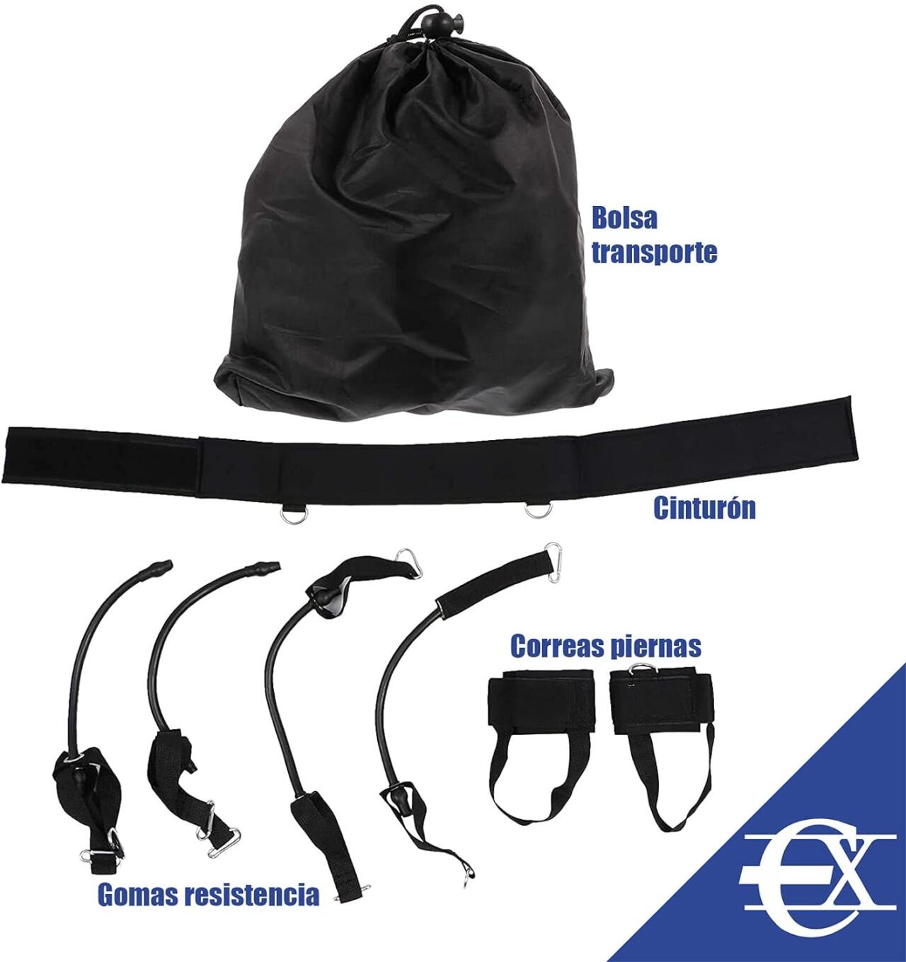KIT VERTICAL DE GOMAS ELÁSTICAS DE RESISTENCIA