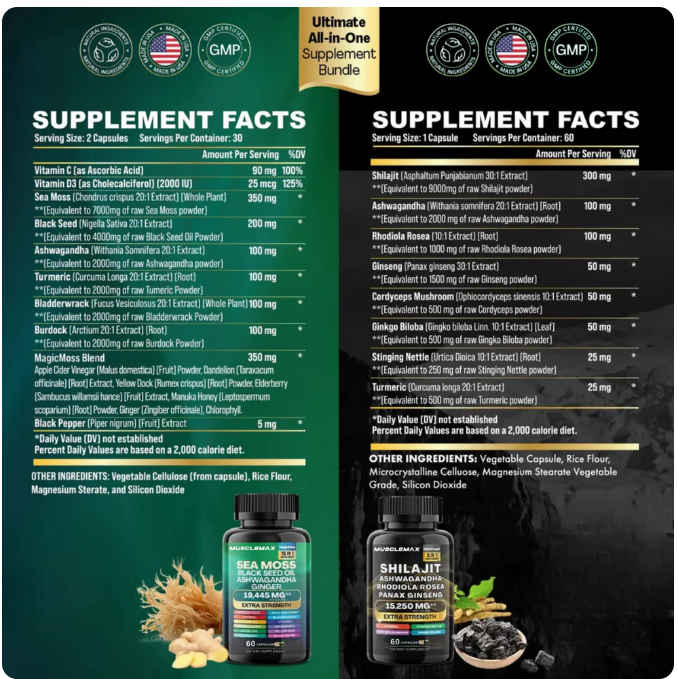 Suplemento Natural Energizante 60 Cáp