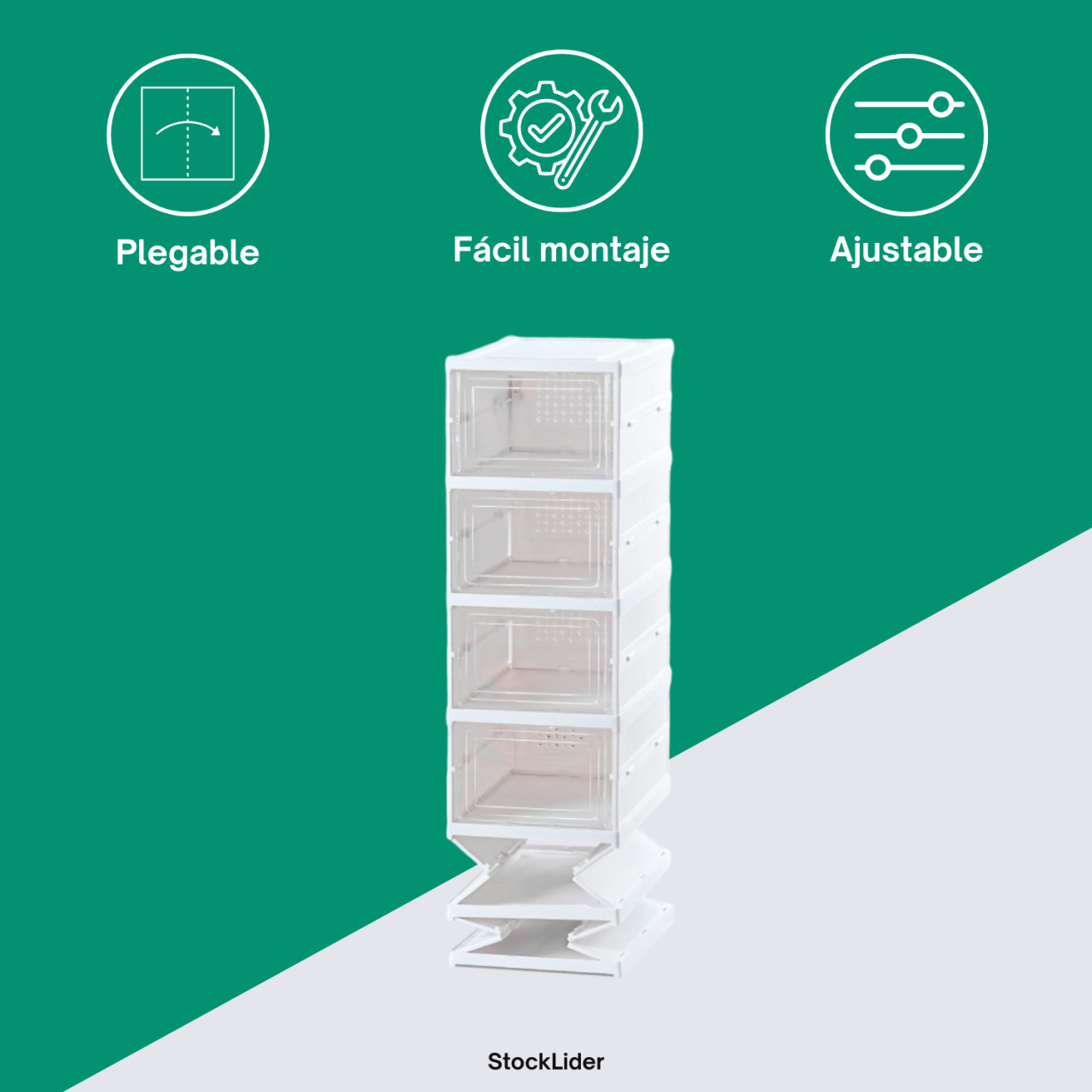 Zapatero plegable 6 plantas StockLíder
