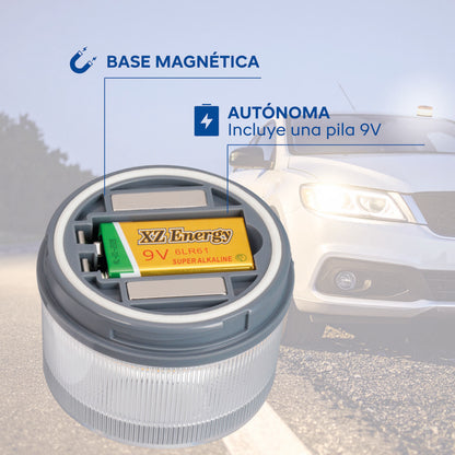 Pack 2 Piezas De Balizas Luces Emergencia V16 Homologada DGT
