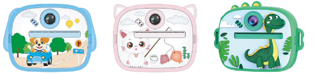 Cámara infantil con impresora térmica Azul Stock Lider